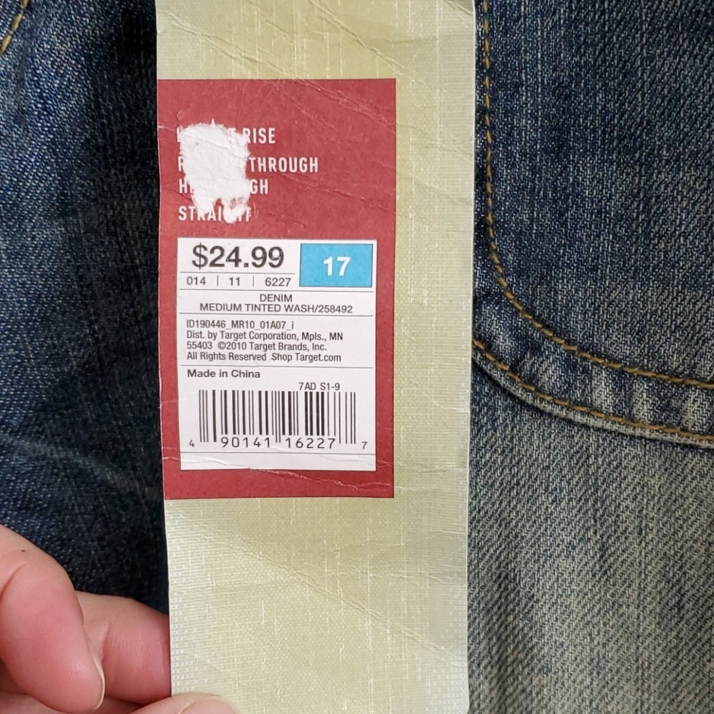 NWT Mossimo supply co denim boyfriend jeans 17 - Picture 4 of 11